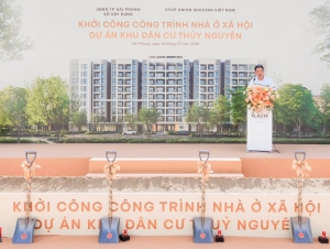 Lễ khởi công khu nhà ở xã hội tại Vlasta Thủy Nguyên mở ra thêm cơ hội an cư cho người dân Hải Phòng