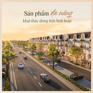 Thiết kế Shophouse Vlasta Thủy Nguyên hướng đến khả năng khai thác kinh doanh lâu dài