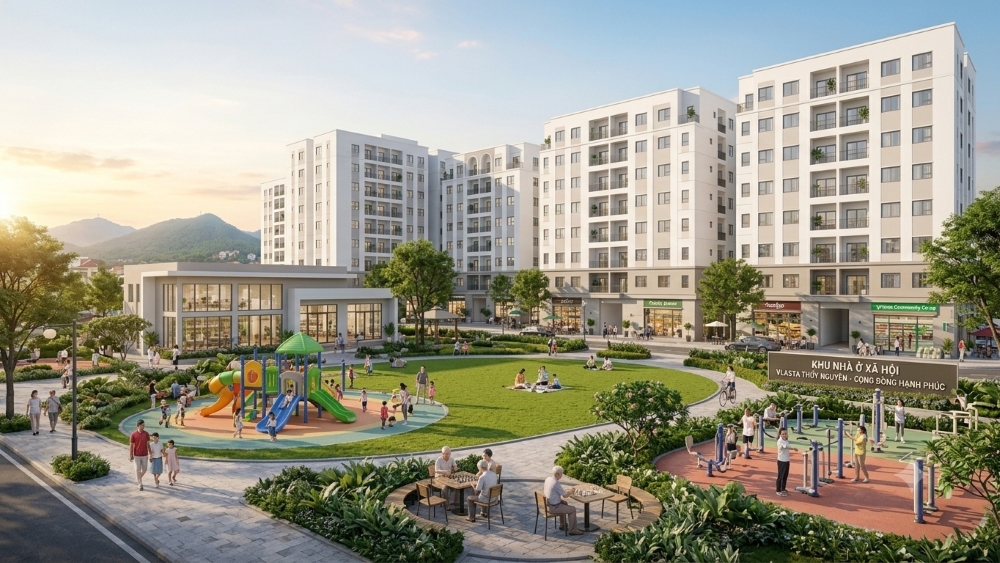 Quy mô dự án nhà ở xã hội Vlasta Thủy Nguyên không chỉ nằm ở số lượng căn hộ