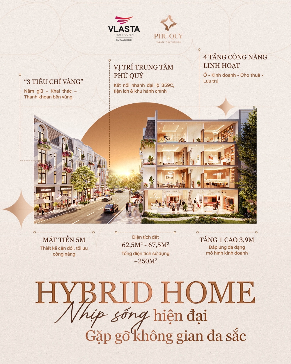 Hybrid Home Vlasta Thủy Nguyên Hải Phòng - Mô hình đa công năng của thế hệ mới
